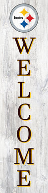 Pittsburgh Steelers Door Leaner Welcome Sign - 12