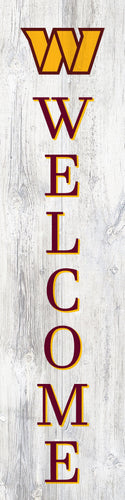Washington Commanders Door Leaner Welcome Sign - 12