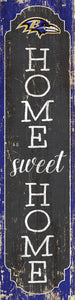 Baltimore Ravens Home Sweet Home Door Leaner - 6"x24"