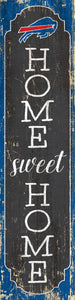 Buffalo Bills Home Sweet Home Door Leaner - 6"x24"