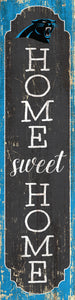 Carolina Panthers Home Sweet Home Door Leaner - 6"x24"