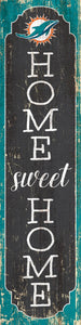 Miami Dolphins Home Sweet Home Door Leaner - 12" x 48"