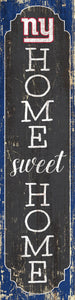 New York Giants Home Sweet Home Door Leaner - 12" x 48"