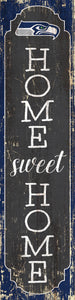 Seattle Seahawks Home Sweet Home Door Leaner - 6"x24"