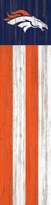 Denver Broncos Flag Door Leaner - 6"x24"