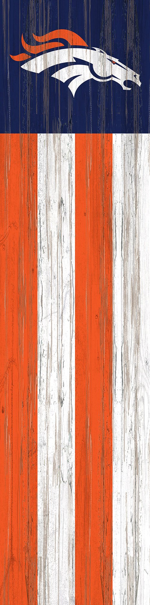 Denver Broncos Flag Door Leaner - 6