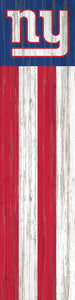 New York Giants Flag Door Leaner - 6"x24"