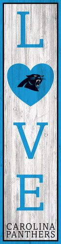 Carolina Panthers LOVE Door Leaner