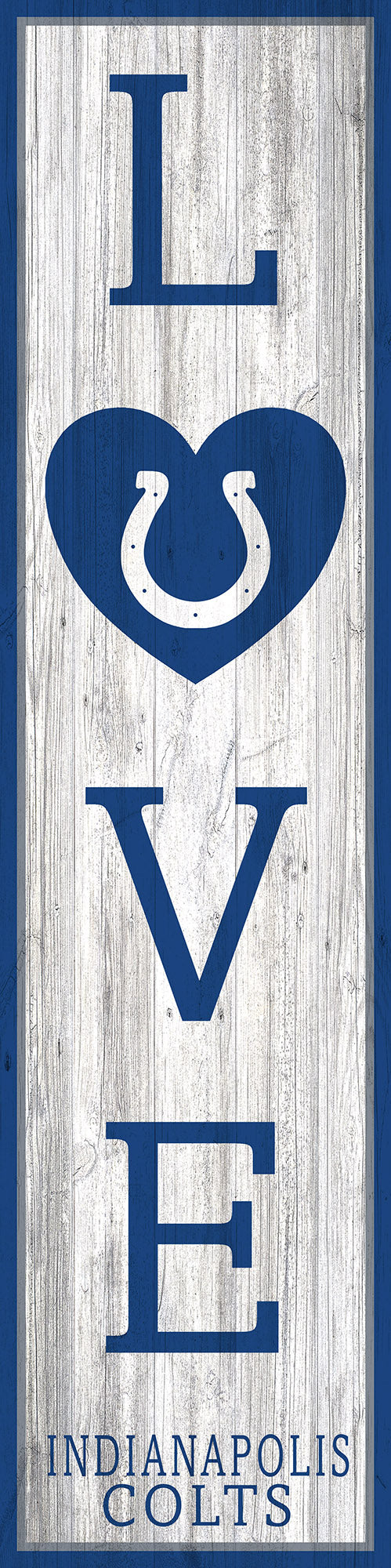 Indinapolis Colts LOVE Door Leaner