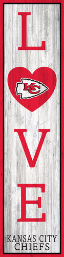 Kansas City Chiefs LOVE Door Leaner