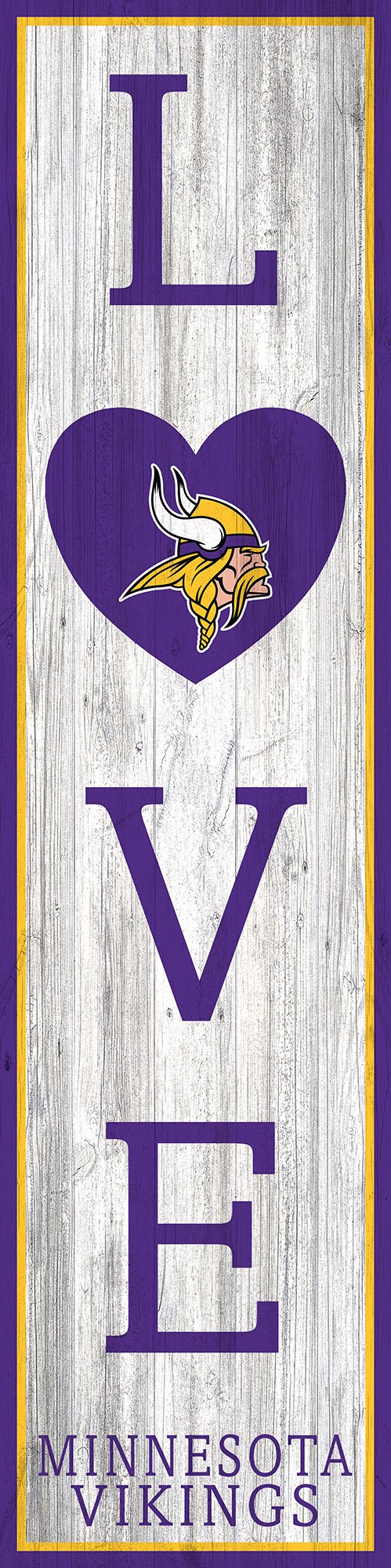 Minnesota Vikings LOVE Leaner - 6