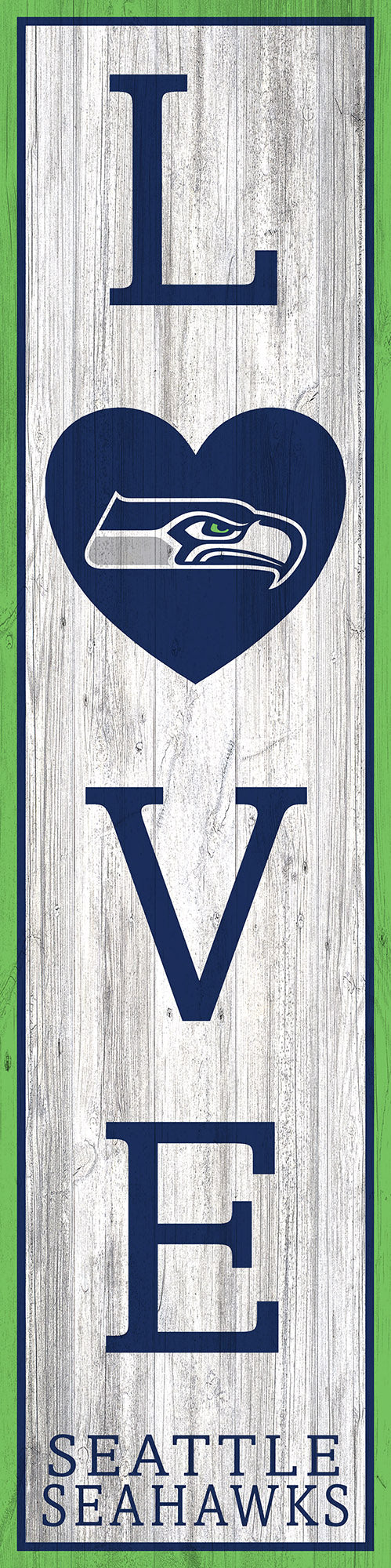 Seattle Seahawks LOVE Door Leaner 