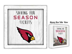 Arizona Cardinals Saving For Season Tickets Money Box