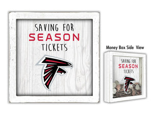 Atlanta Falcons Saving For Season Tickets Money Box