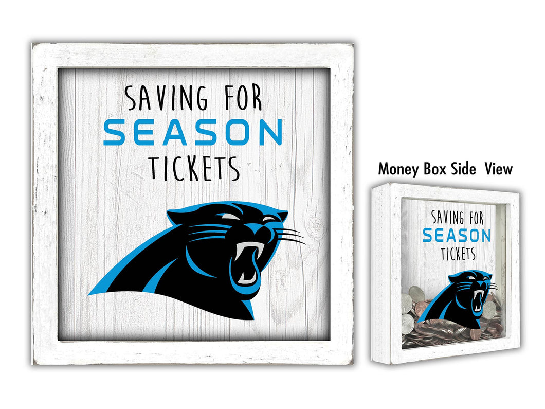 Carolina Panthers Saving For Season Tickets Money Box