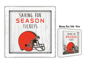 Cleveland Browns Saving For Season Tickets Money Box