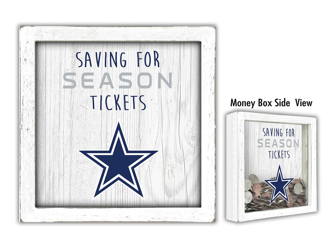 NFL Dallas Cowboys Saving for Tickets Money Box