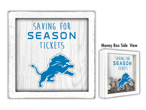 Detroit Lions Saving For Season Tickets Money Box