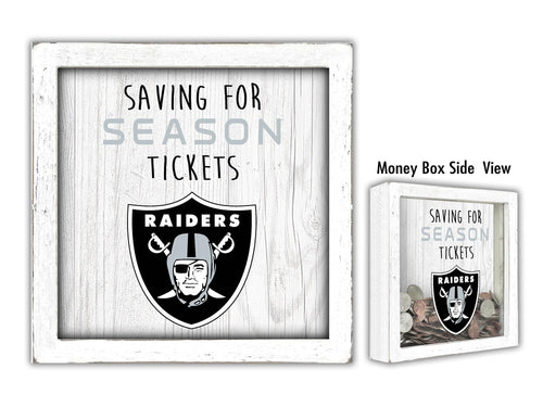Las Vegas Raiders Saving For Season Tickets Money Box