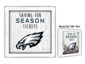 Philadelphia Eagles Saving For Season Tickets Money Box