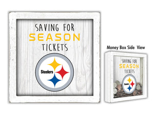 Pittsburgh Steelers Saving For Season Tickets Money Box