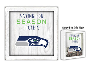 Seattle Seahawks Saving For Season Tickets Money Box