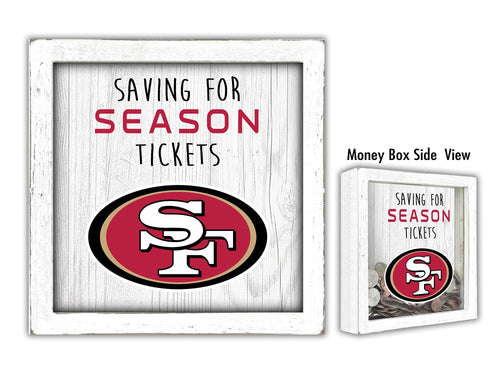 San Francisco 49ers Saving For Season Tickets Money Box