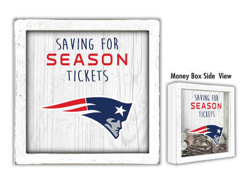 New England Patriots Saving For Season Tickets Money Box