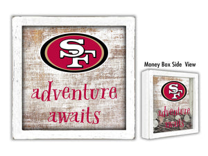San Francisco 49ers Adventure Awaits Money Box