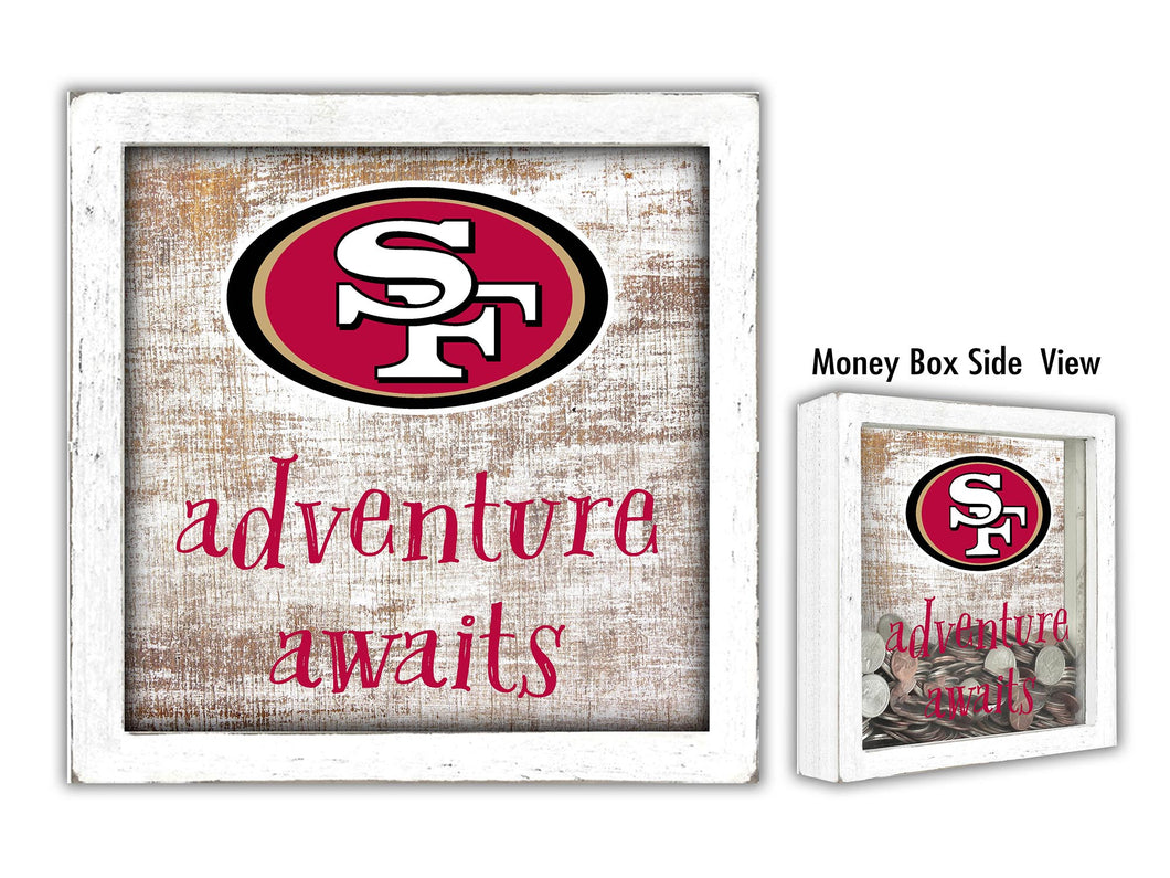San Francisco 49ers Adventure Awaits Money Box