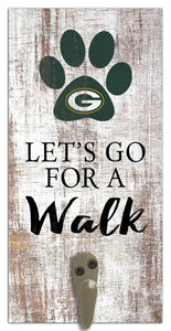 Green Bay Packers Leash Holder Sign 6"x12"