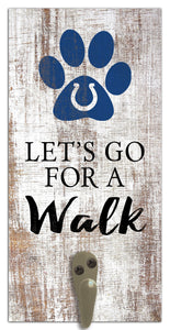 Indianapolis Colts Leash Holder Sign 6"x12"