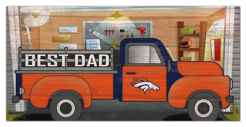 Denver Broncos Best Dad Truck Sign - 6