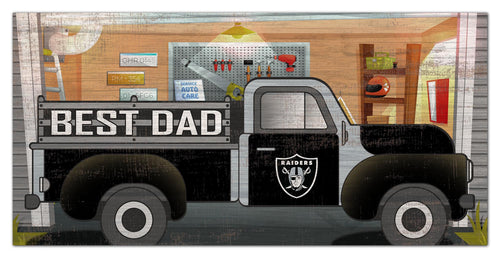 Las Vegas Raiders Best Dad Truck Sign - 6