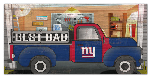 New York Giants Best Dad Truck Sign - 6