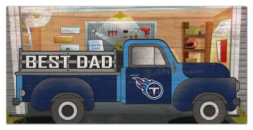 Tennessee Titans Best Dad Truck Sign - 6