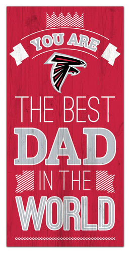 Atlanta Falcons Best Dad Wood Sign - 6