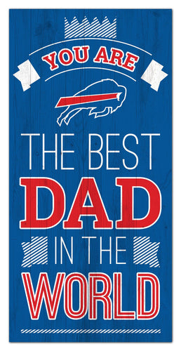 Buffalo Bills Best Dad Wood Sign - 6