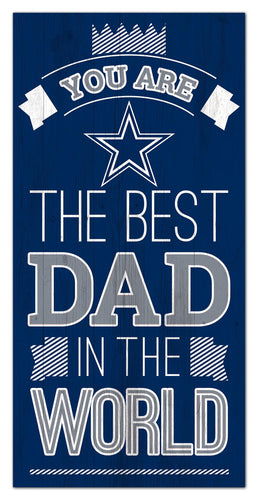 Dallas Cowboys Best Dad Wood Sign - 6