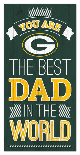 Green Bay Packers Best Dad Wood Sign - 6