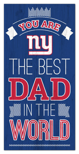 New York Giants Best Dad Wood Sign - 6