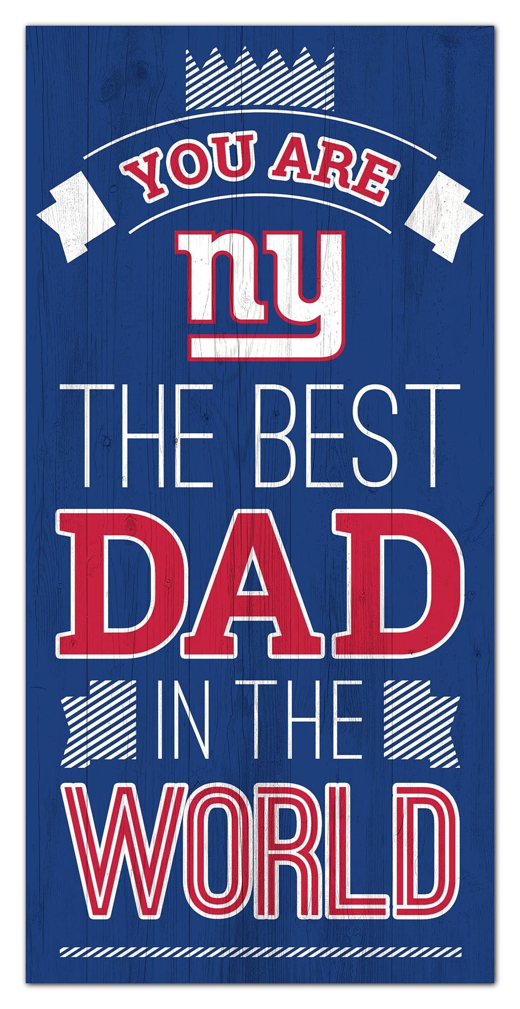 New York Giants Best Dad Wood Sign - 6
