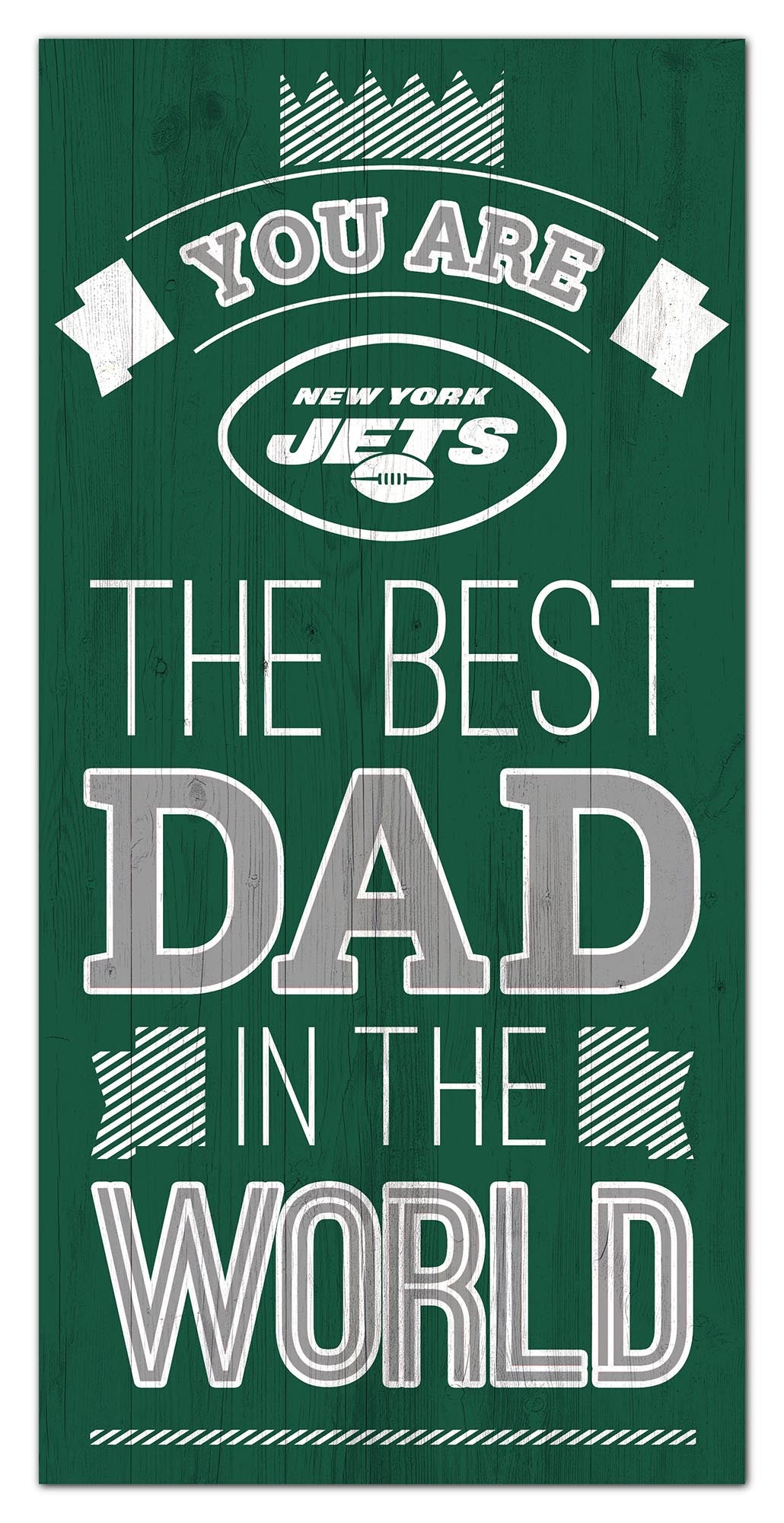 New York Jets Best Dad Wood Sign - 6