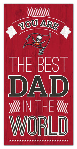 Tampa Bay Buccaneers Best Dad Wood Sign - 6