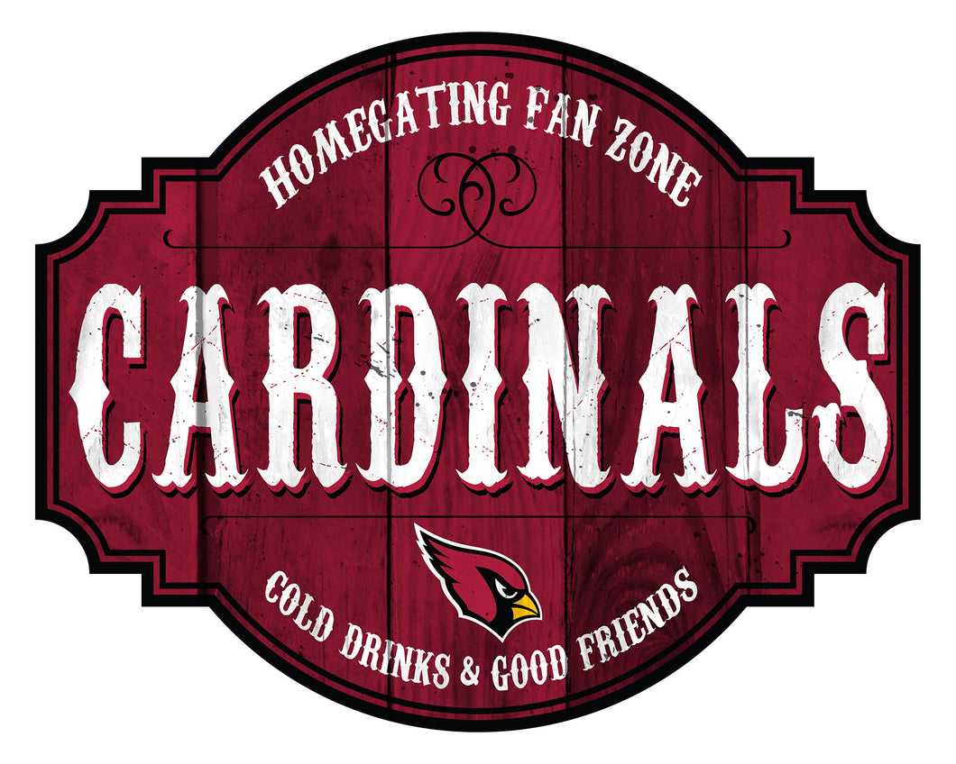 Arizona Cardinals Homegating Wood Tavern Sign -12