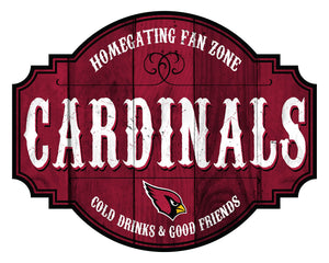 Arizona Cardinals Homegating Wood Tavern Sign -24"