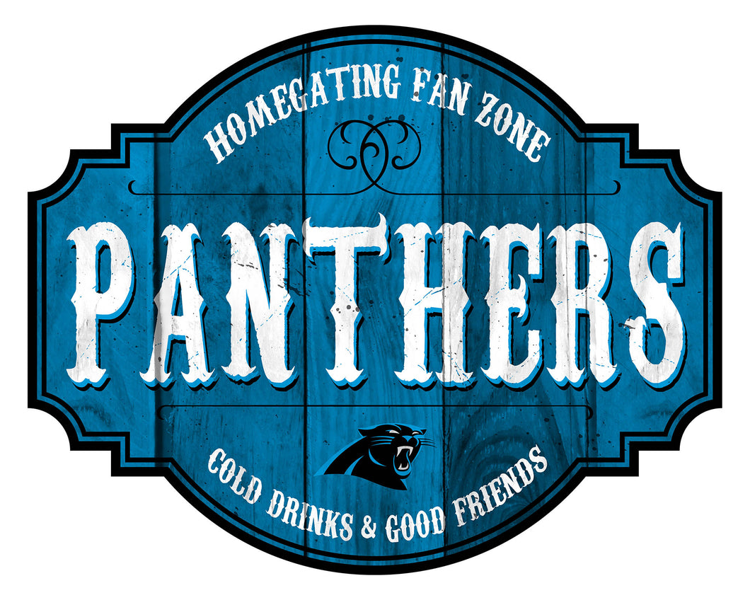 Carolina Panthers Homegating Wood Tavern Sign -12