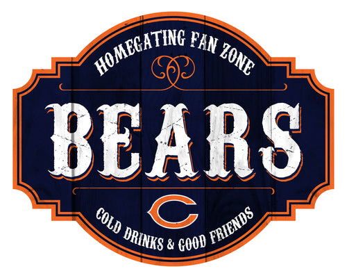 Chicago Bears Homegating Wood Tavern Sign -12