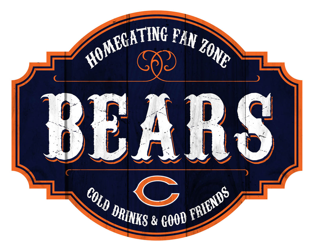 Chicago Bears Homegating Wood Tavern Sign -12