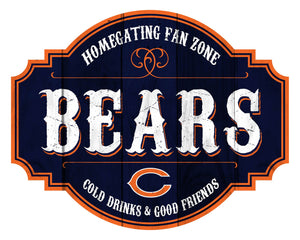 Chicago Bears Homegating Wood Tavern Sign -24"